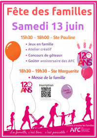 Fête des familles, 120ans des AFC