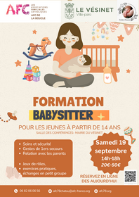 Formation babysitter : ouverte à tous les jeunes, dès l&rsquo;âge de 14ans