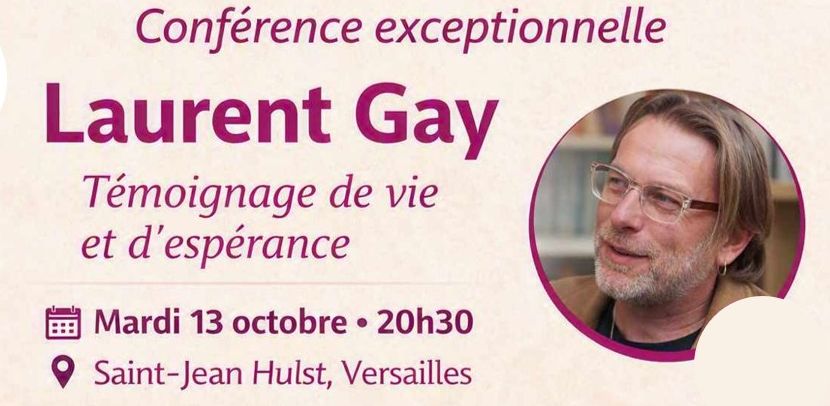 13 octobre 2026 Conférence Laurent Gay
